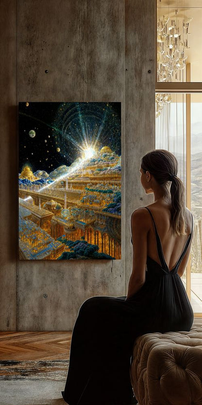 Art Print Existence Games - Cyber Heaven