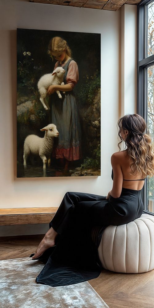Art Print Zulfiia Ermakova - Herding Privacy