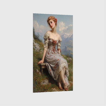 Art Print Zulfiia Ermakova - Alpine Muse