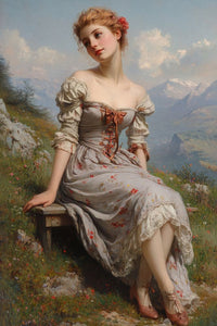 Art Print Zulfiia Ermakova - Alpine Muse