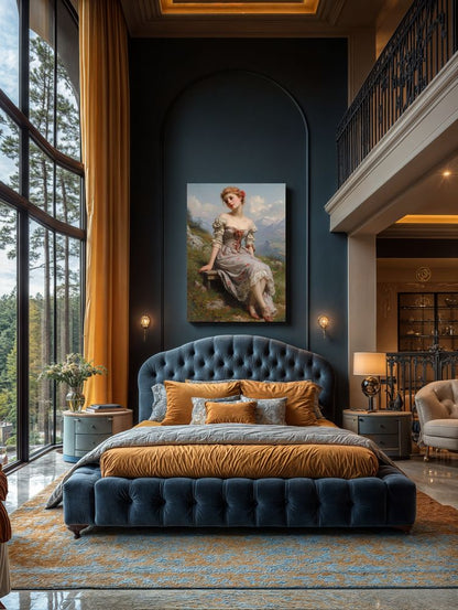 Art Print Zulfiia Ermakova - Alpine Muse