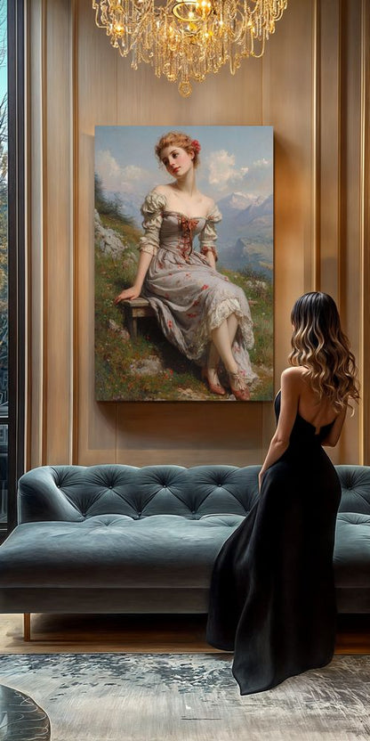 Art Print Zulfiia Ermakova - Alpine Muse
