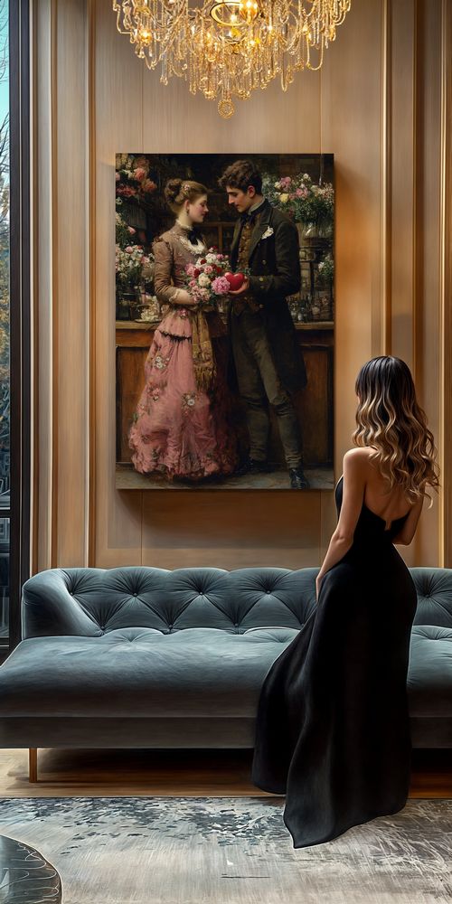Art Print Zulfiia Ermakova - Love in Bloom