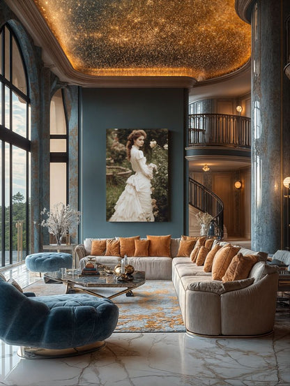 Art Print Zulfiia Ermakova - Portrait of a Daydream