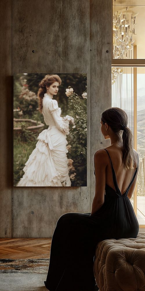 Art Print Zulfiia Ermakova - Portrait of a Daydream