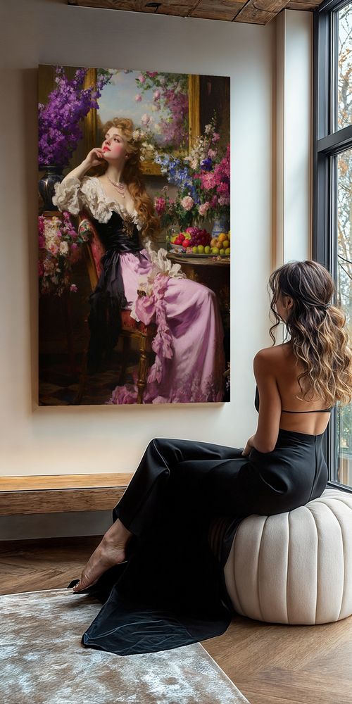 Art Print Zulfiia Ermakova - Floral Silence