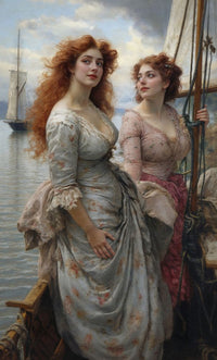 Art Print Zulfiia Ermakova - Sea Ladies