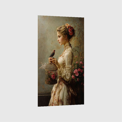 Art Print Zulfiia Ermakova - Lady of the Floral Court