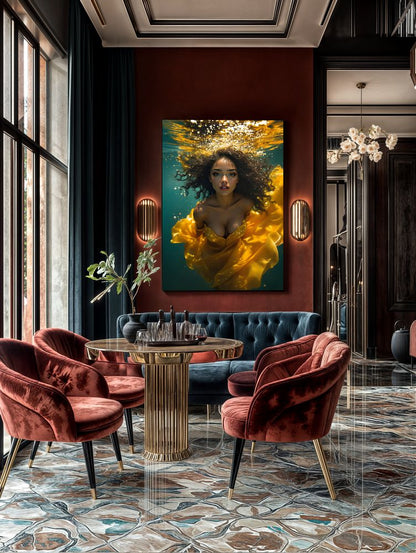 Art Print Anton Kravsov AI - Liquid Flame