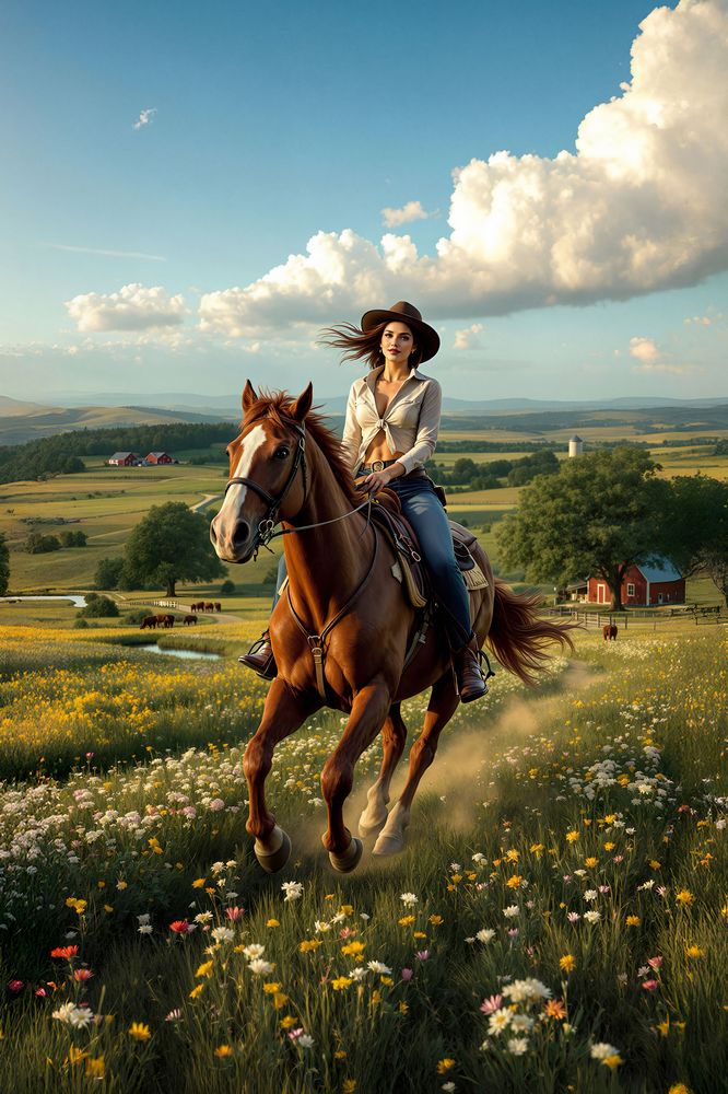 Art Print Anton Kravsov AI - Spirit of the Range