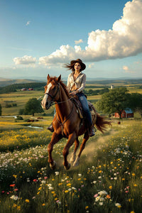 Art Print Anton Kravsov AI - Spirit of the Range