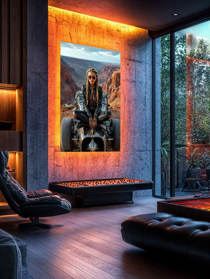 Art Print Anton Kravsov AI - Her Wild West
