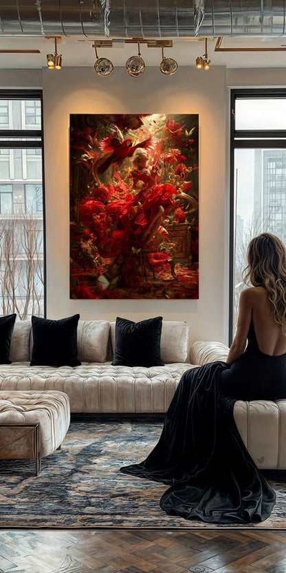 Art Print Alex Bush - Scarlet Reverie