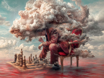 Art Print Alex Bush AI - The Clouded Mind