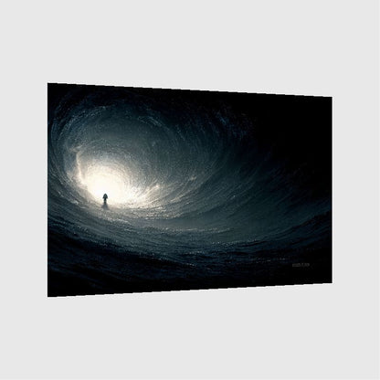 Art Print SpaAIce - Event Horizon at Dawn