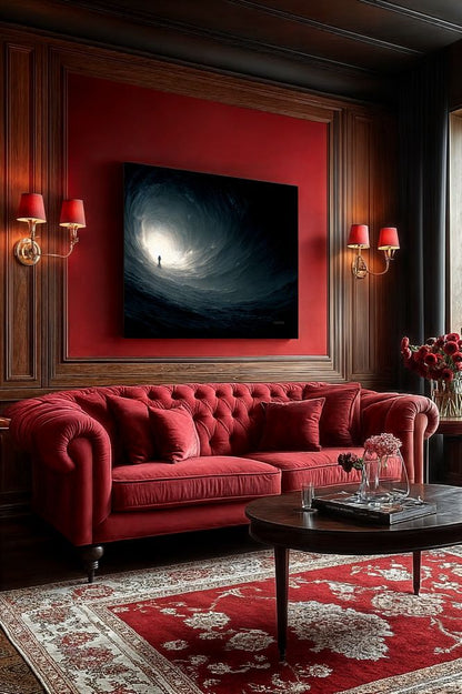 Art Print SpaAIce - Event Horizon at Dawn