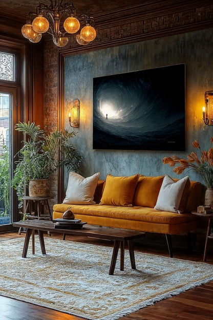 Art Print SpaAIce - Event Horizon at Dawn