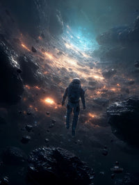 Art Print SpaAIce - Watcher of the Celestial Wall