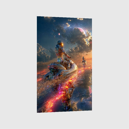 Art Print SpaAIce - When the Sky Descended