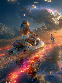 Art Print SpaAIce - When the Sky Descended