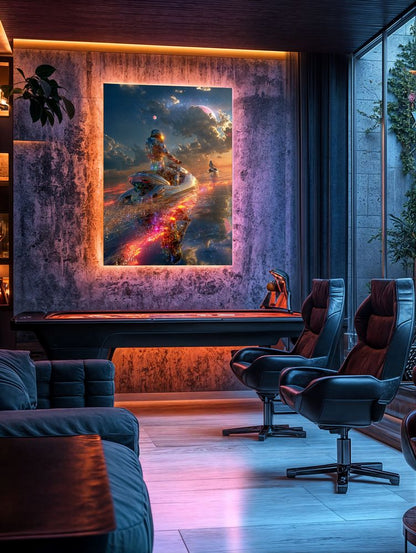 Art Print SpaAIce - When the Sky Descended