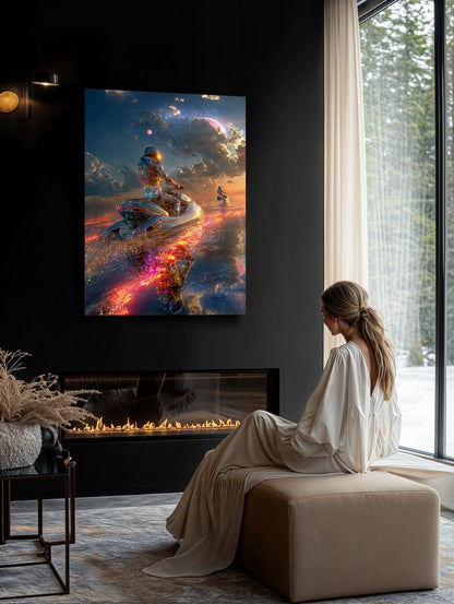 Art Print SpaAIce - When the Sky Descended
