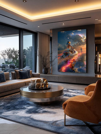 Art Print SpaAIce - When the Sky Descended
