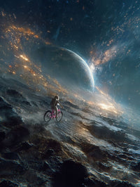 Art Print SpaAIce - The Ocean Beneath the Stars