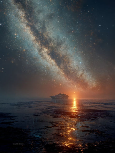 Art Print SpaAIce - In the Presence of Titans