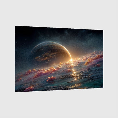 Art Print SpaAIce - Solitude Before the Superstructure