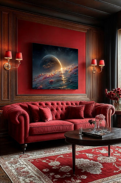 Art Print SpaAIce - Solitude Before the Superstructure