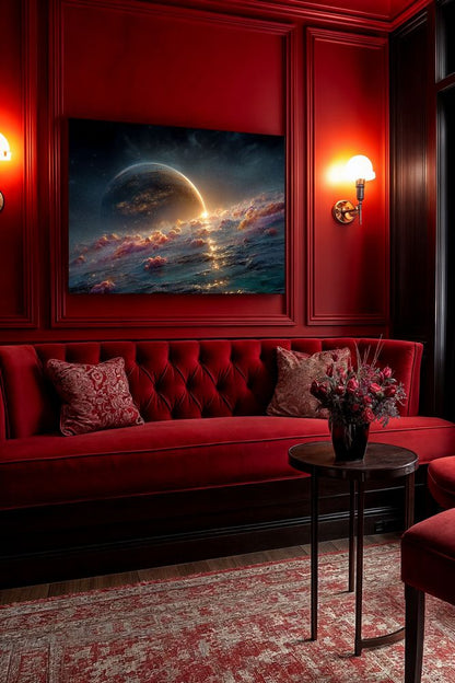 Art Print SpaAIce - Solitude Before the Superstructure