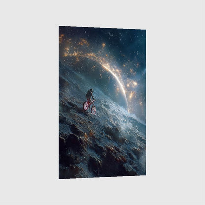 Art Print SpaAIce - Riding in Outer Space