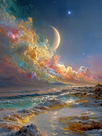 Art Print SpaAIce - Celestial Shores