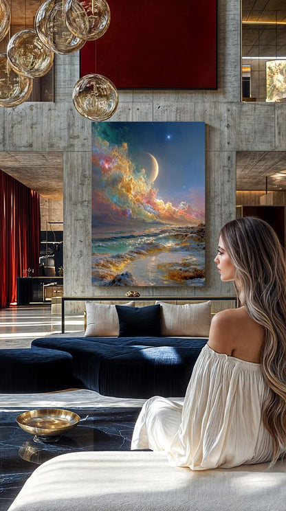 Art Print SpaAIce - Celestial Shores