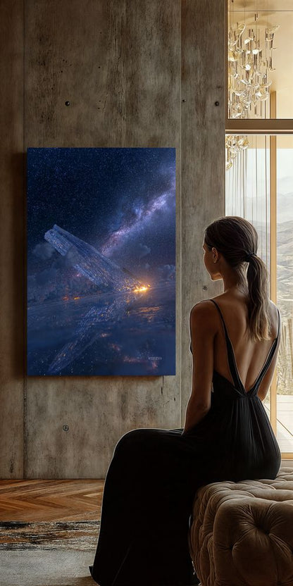 Art Print SpaAIce - The Silent Drift