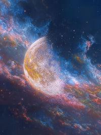 Art Print SpaAIce - Lunar Tide