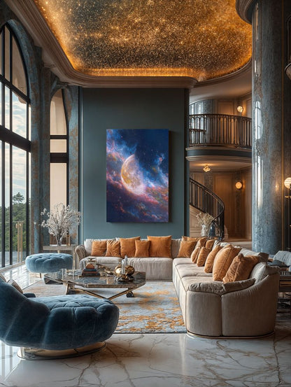 Art Print SpaAIce - Lunar Tide