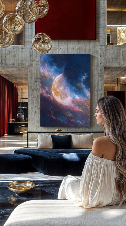 Art Print SpaAIce - Lunar Tide