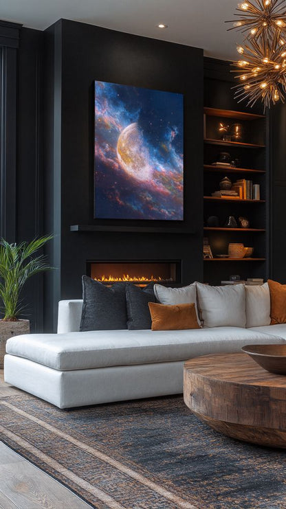 Art Print SpaAIce - Lunar Tide