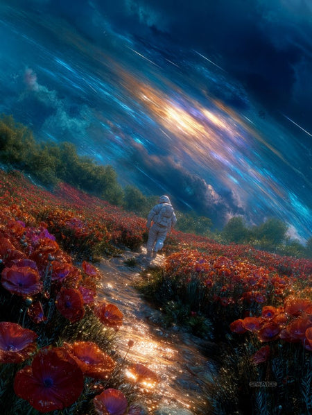 Art Print SpaAIce - Galactic Remnants