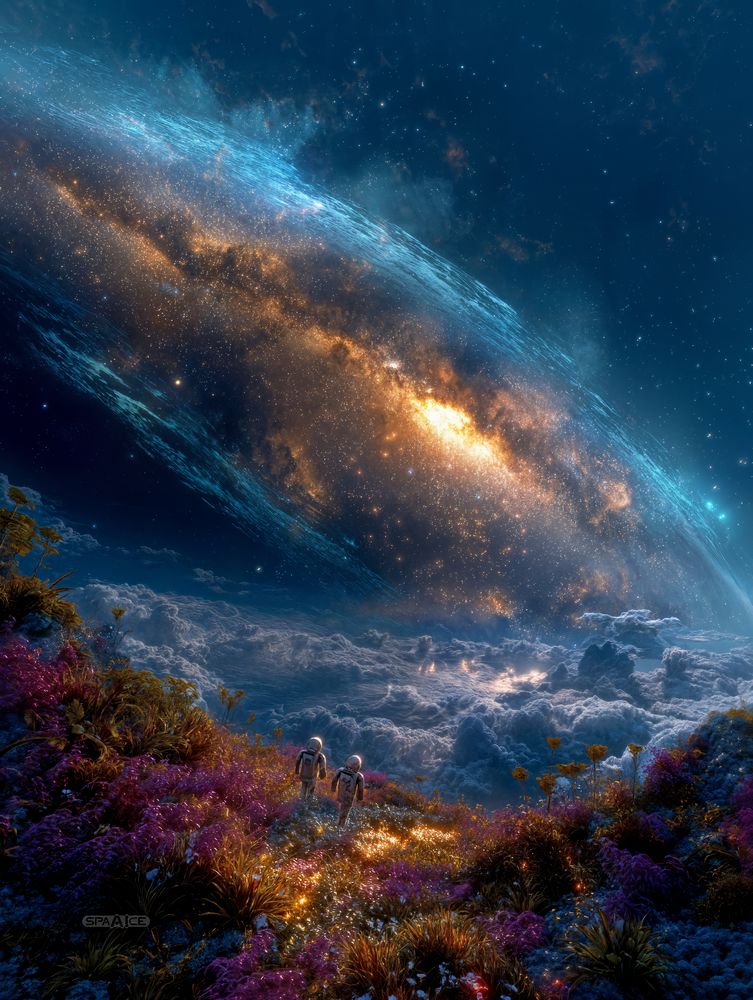 Art Print SpaAIce - Celestial Ruins
