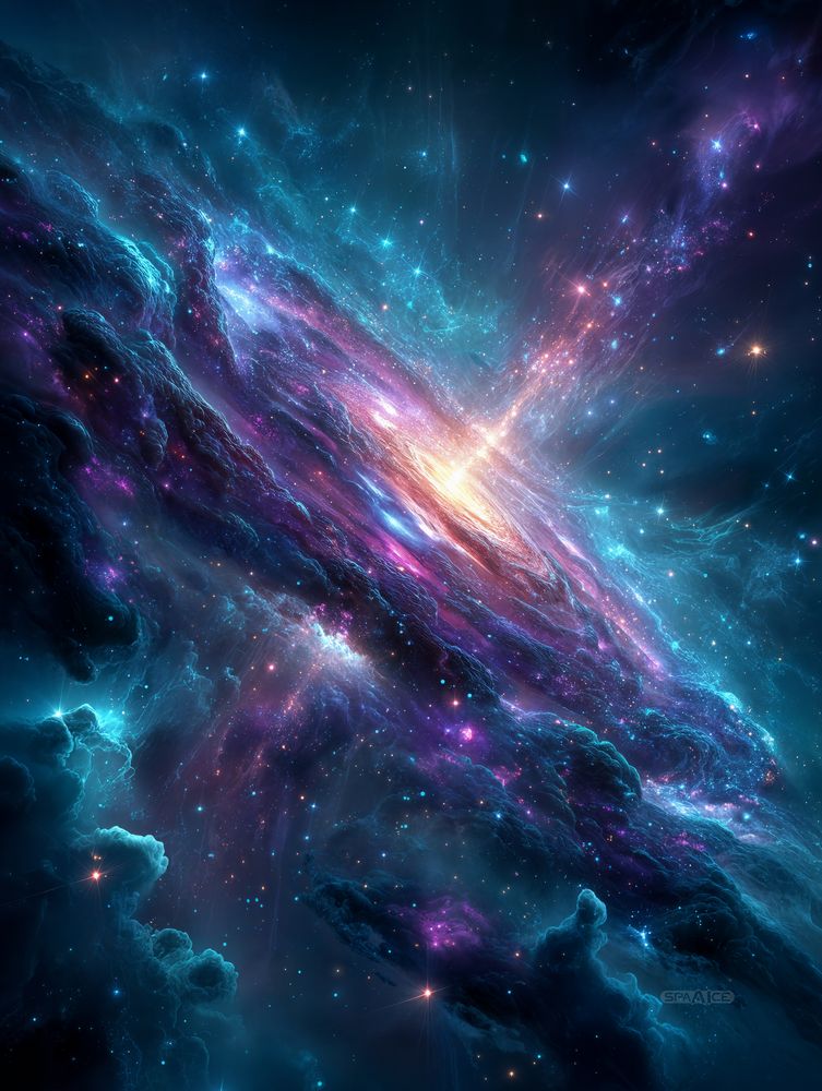 Art Print SpaAIce - Fragments of the Cosmos