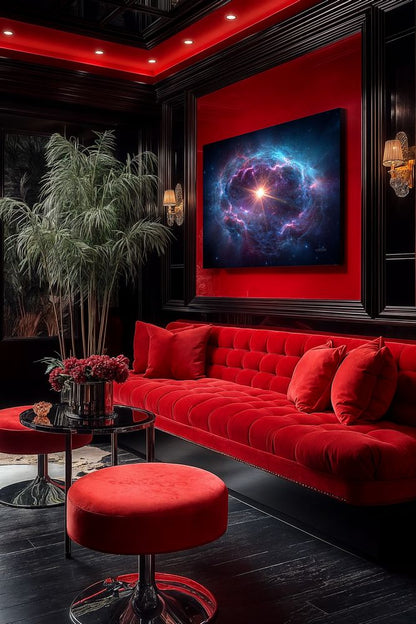 Art Print SpaAIce - Starfall Exodus