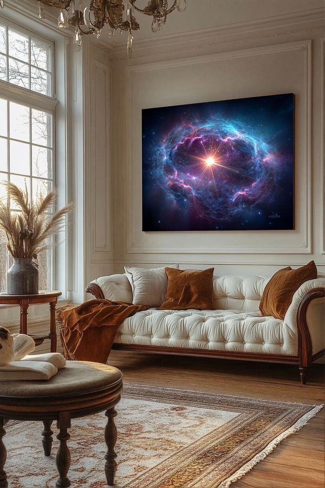 Art Print SpaAIce - Starfall Exodus