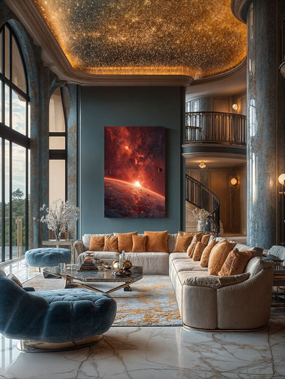 Art Print SpaAIce - Stellar Drift