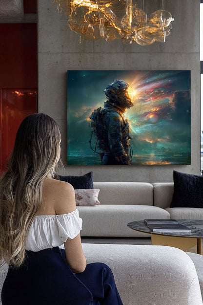 Art Print SpaAIce - The Forgotten Vessel