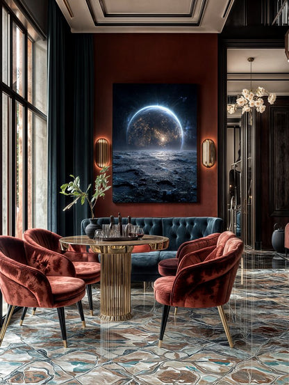 Art Print SpaAIce - Celestial Collision