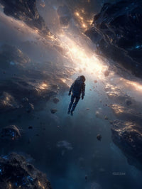 Art Print SpaAIce - Interstellar Ruins