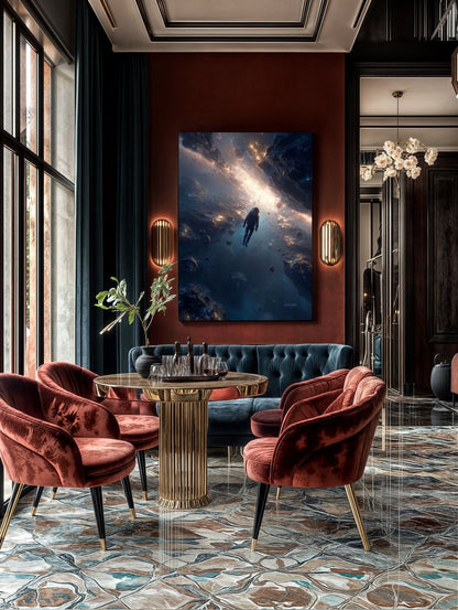 Art Print SpaAIce - Interstellar Ruins